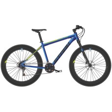 Велосипед STARK Fat 26.2 D (18" рост) голубой/зеленый 2022 год