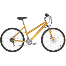 Велосипед STARK Luna 26.1 D (14.5" рост) оранжевый/желтый 2022 год