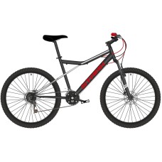 Велосипед STARK Slash 26.1 D (14.5" рост) черный/красный 2022 год