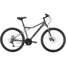 Велосипед STARK Slash 26.1 D (14.5" рост) серый/серебристый 2022 год