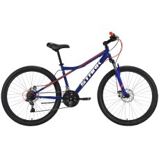 Велосипед STARK Slash 26.1 D (14.5" рост) синий/красный 2022 год