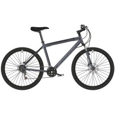 Велосипед STARK Respect 26.1 D Microshift (16" рост) серый/черный 2022 год