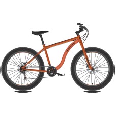 Велосипед Black One Monster 26 D (18" рост) оранжевый/чёрный/черный 2022 год