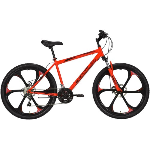 Велосипед Black One Onix 26 D FW (18" рост) красный/черный/красный 2022 год