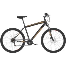 Велосипед Black One Hooligan 26 D (18" рост) черный/коричневый/черный 2022 год