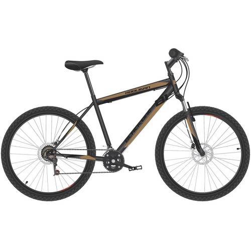 Велосипед Black One Hooligan 26 D (20" рост) черный/коричневый/черный 2022 год