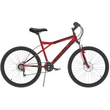 Велосипед Black One Element 26 D (20" рост) красный/серый/черный 2022 год