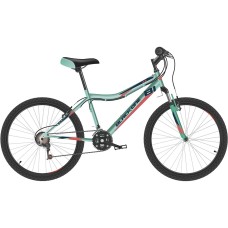Велосипед Black One Ice 24 (12" рост) зеленый/голубой/красный 2022 год