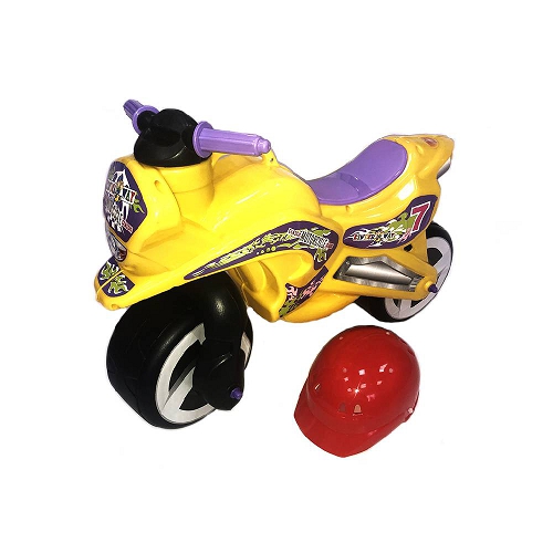 Беговел Orion Toys Motorcycle 7 со шлемом 11-007 yellow