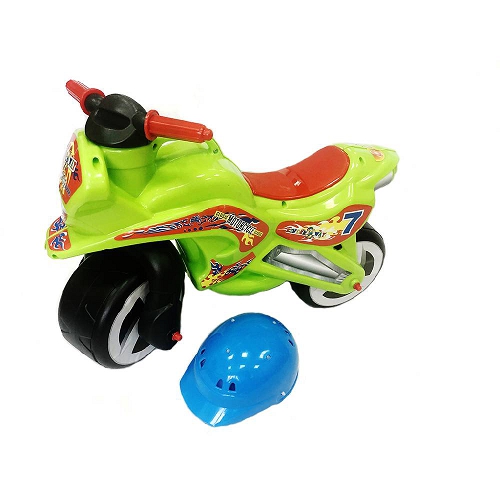 Беговел Orion Toys Motorcycle 7 со шлемом 11-007 green
