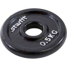 Диск чугунный Starfit BB-204 (0,5 кг) black