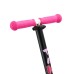 Самокат-беговел RGX Tinsy Led pink с родительской ручкой и сиденьем