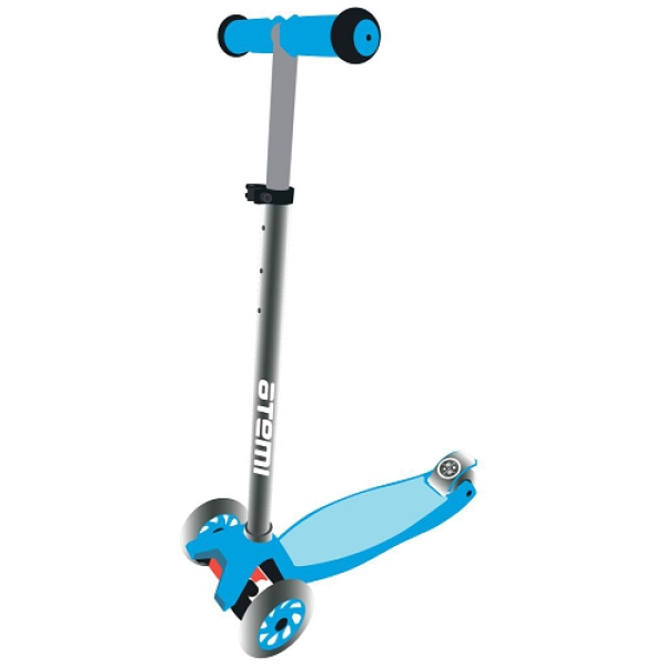 Самокат Atemi Super Rider трехколесный AKC02C blue