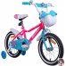Детский велосипед Aist Wiki 16 (розовый/бирюзовый, 2019)