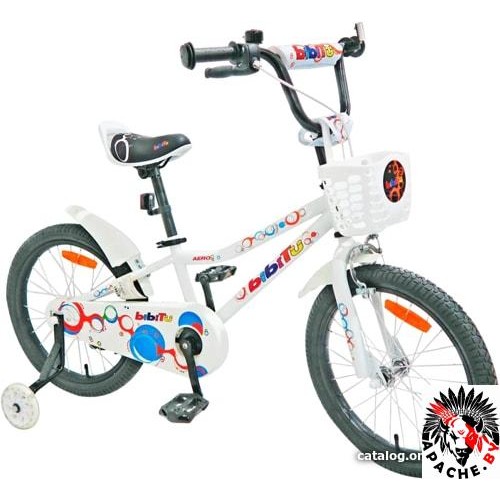 Детский велосипед Bibitu Aero 18 2021 (белый)