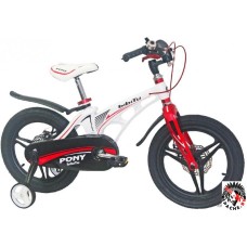 Детский велосипед Bibitu Pony D 18 2021 (белый)