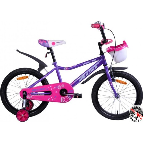 Детский велосипед Aist Wiki 18 (фиолетовый/розовый, 2019)