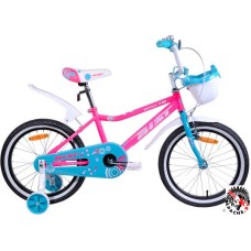 Детский велосипед Aist Wiki 18 (розовый/бирюзовый, 2019)