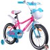 Детский велосипед Aist Wiki 18 (розовый/бирюзовый, 2019)