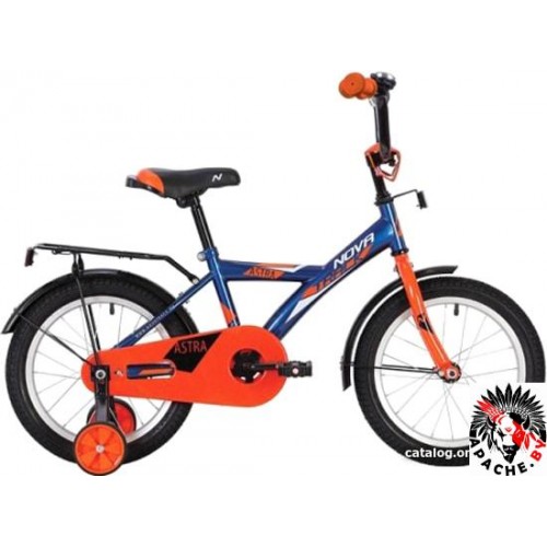 Детский велосипед Novatrack Astra 12 123ASTRA.BL20 (синий/оранжевый, 2020)