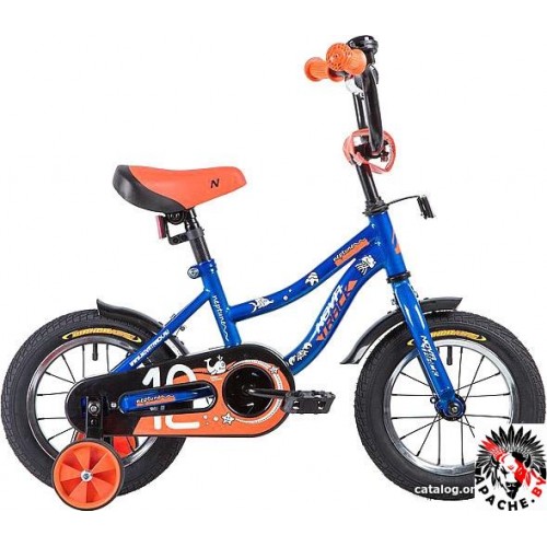 Детский велосипед Novatrack Neptune 12 (синий/оранжевый, 2019)