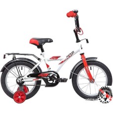 Детский велосипед Novatrack Astra 14 (белый/красный, 2019)