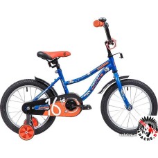 Детский велосипед Novatrack Neptune 16 (синий/оранжевый, 2019)