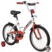 Детский велосипед Novatrack Strike 18 2020 183STRIKE.WTR20 (белый/красный)