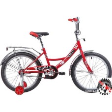 Детский велосипед Novatrack Urban 20 (красный/черный, 2019)
