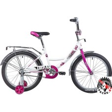 Детский велосипед Novatrack Urban 20 (белый/розовый, 2019)