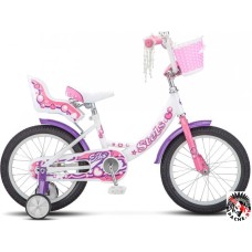 Детский велосипед Stels Echo 16 V020 (белый/розовый, 2018)