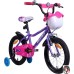 Детский велосипед Aist Wiki 16 (фиолетовый/розовый, 2019)