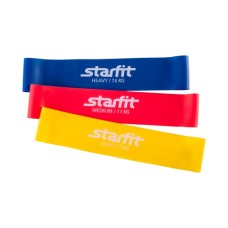 Комплект мини-эспандеров Starfit ES-203 Yellow/Red/Blue