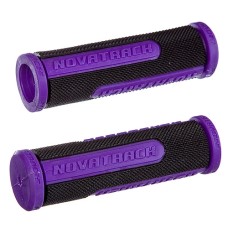Грипсы Novatrack 110 мм black/violet РТ266С Х76786