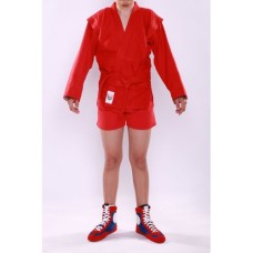 Куртка для самбо Sapsan с подкладкой К-5 red р-р 28