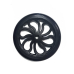 Колесо для самоката Novatrack 1шт 250мм Х76783 Black/Black