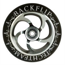 Колесо для самоката Tech Team 120мм Backflip 5F black/silver