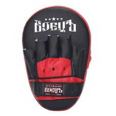 Лапы боксерские прямые БОЕЦЪ 210 black/red