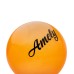 Мяч для художественной гимнастики Amely с блестками AGB-102 19 см orange