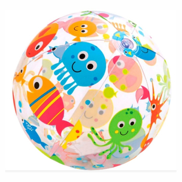 Надувной мяч Intex Lively Print Sea Inhabitants 59040NP