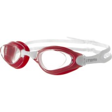 Очки для плавания Atemi white/red B402