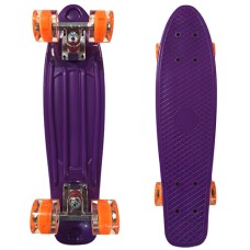 Penny board (пенни борд) Display Purple/orange LED