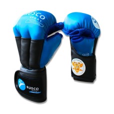 Перчатки для рукопашного боя Rusco PRO blue р-р 4 oz