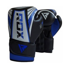 Перчатки боксерские детские RDX KIDS JBG-1U silver/blue р-р 4 oz