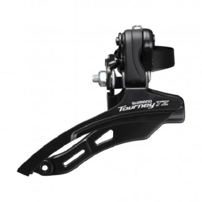 Переключатель передний Shimano TZ500, нижняя тяга, 31.8, 42T, б/уп, AFDTZ500DSDM6