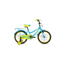 Детский велосипед FORWARD FUNKY 18 2021 бирюзовый / желтый