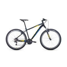 Велосипед FORWARD APACHE 27,5 1.2 15" 2021 черный / желтый
