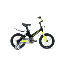 Детский велосипед FORWARD COSMO 14 2021 черный / зеленый