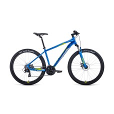 Велосипед FORWARD APACHE 27,5 2.2 S DISC 15" 2021 синий / зеленый