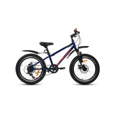 Детский велосипед FORWARD UNIT 20 3.2 DISC 2021 темно-синий / красный